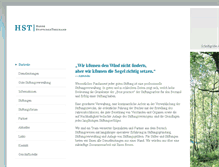 Tablet Screenshot of hst-stiftungen.de